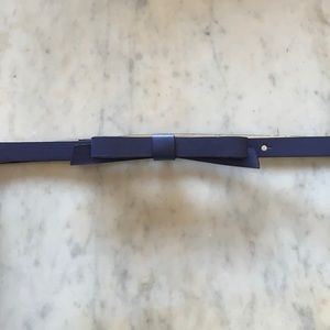Kate Spade Blue Bow Belt Size Medium leather